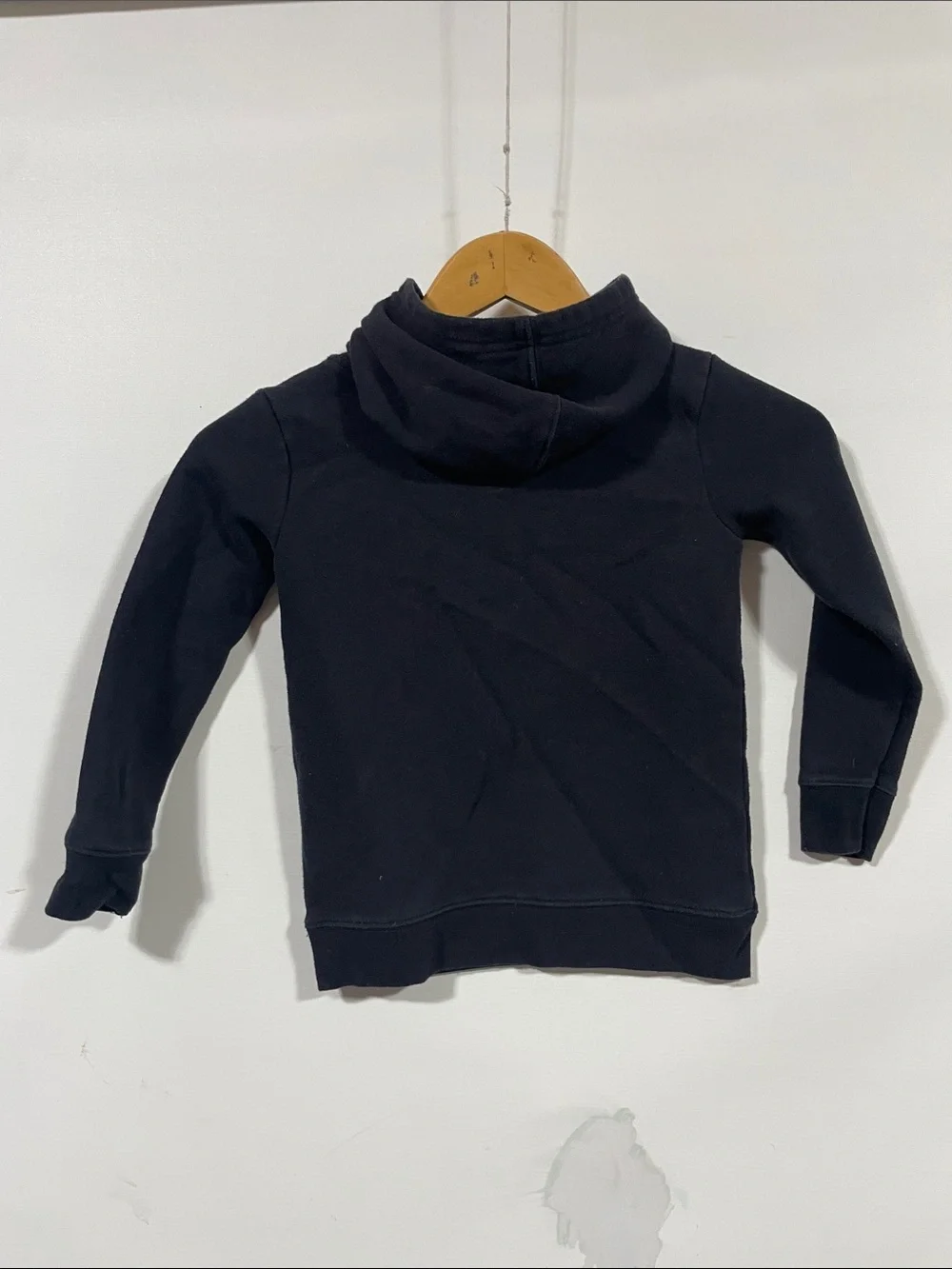 Nike Kids Black Hoodie with Pink-Red 'Just Do It' Logo